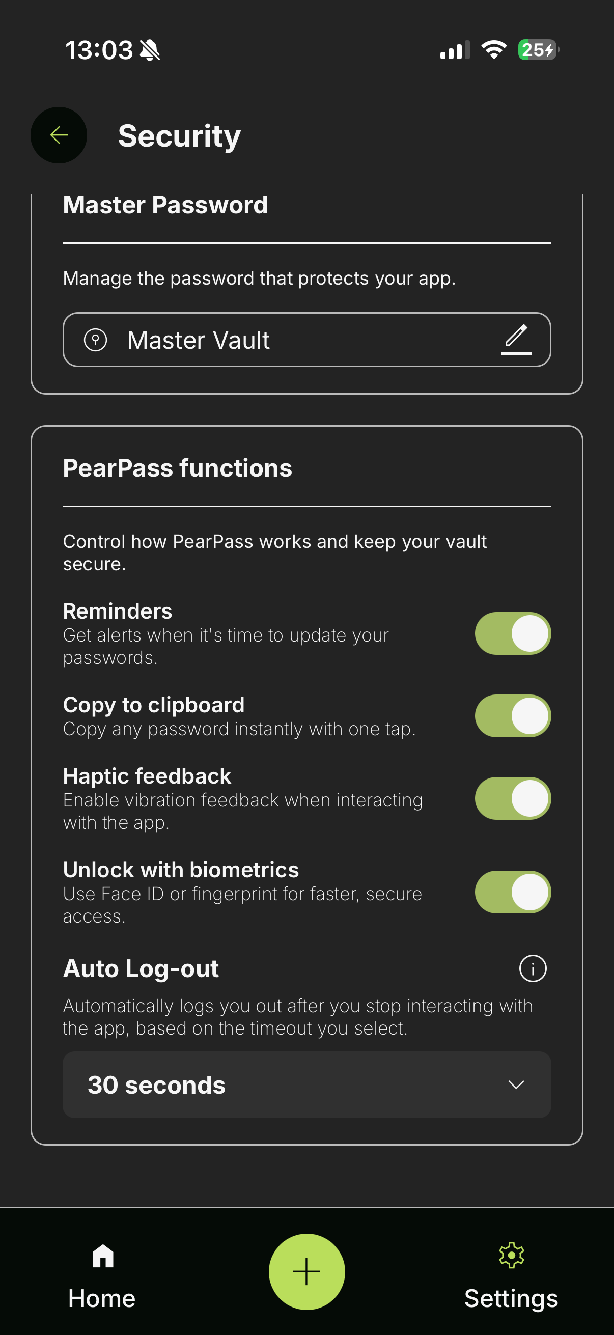 Auto Log-out dropdown on mobile